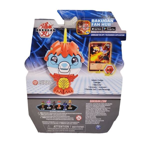 Bakugan Dragonoid Cubbo Pack Transforming Collectible Action Figure - Picture 4 of 8